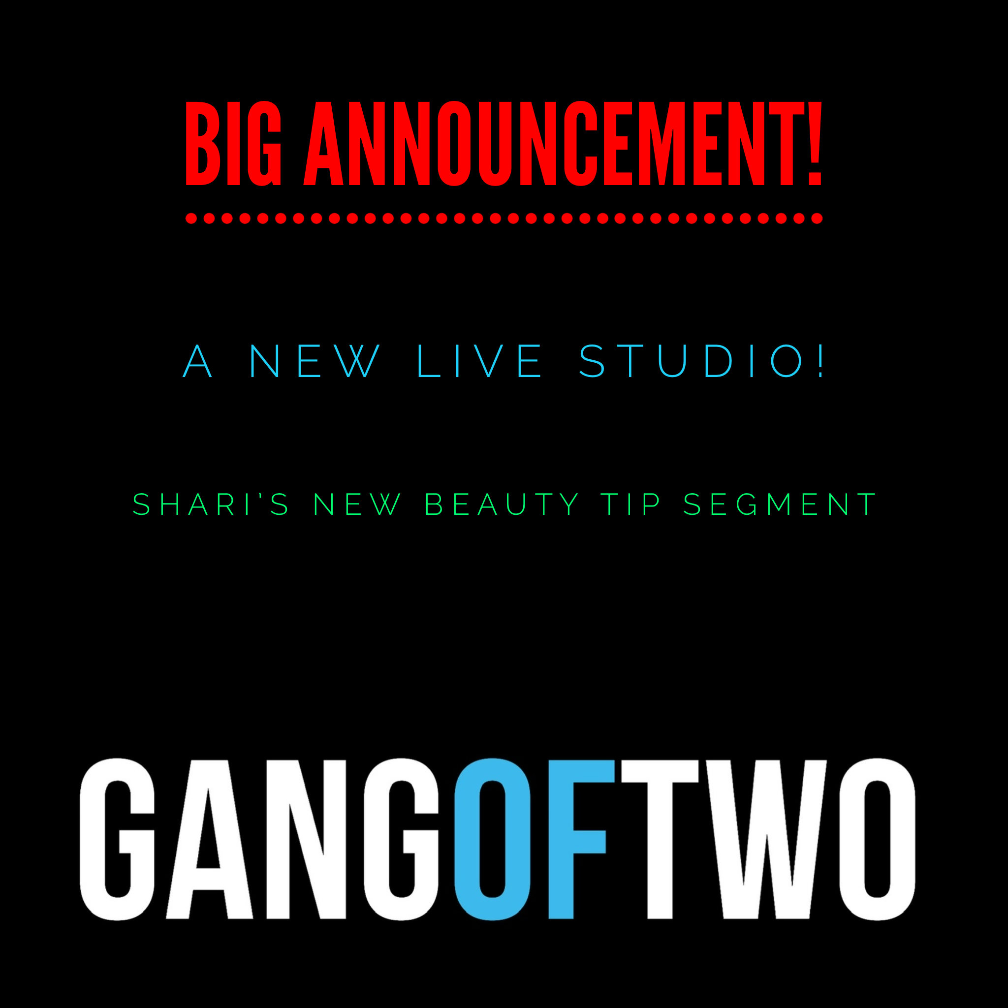 BIG ANNOUNCEMENT