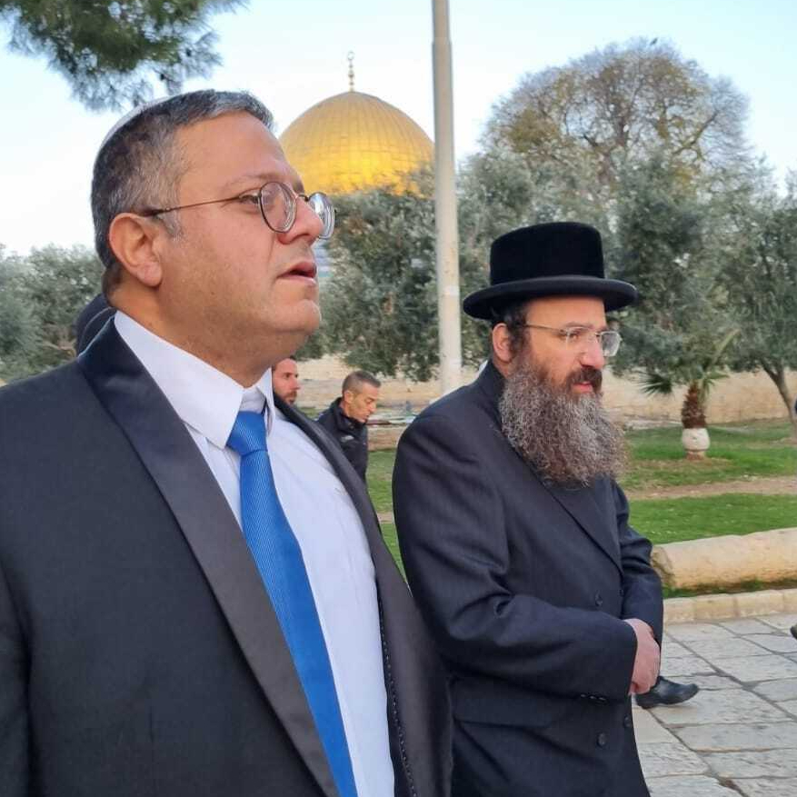 What is Minister Ben Gvir signaling with Temple Mount visit?