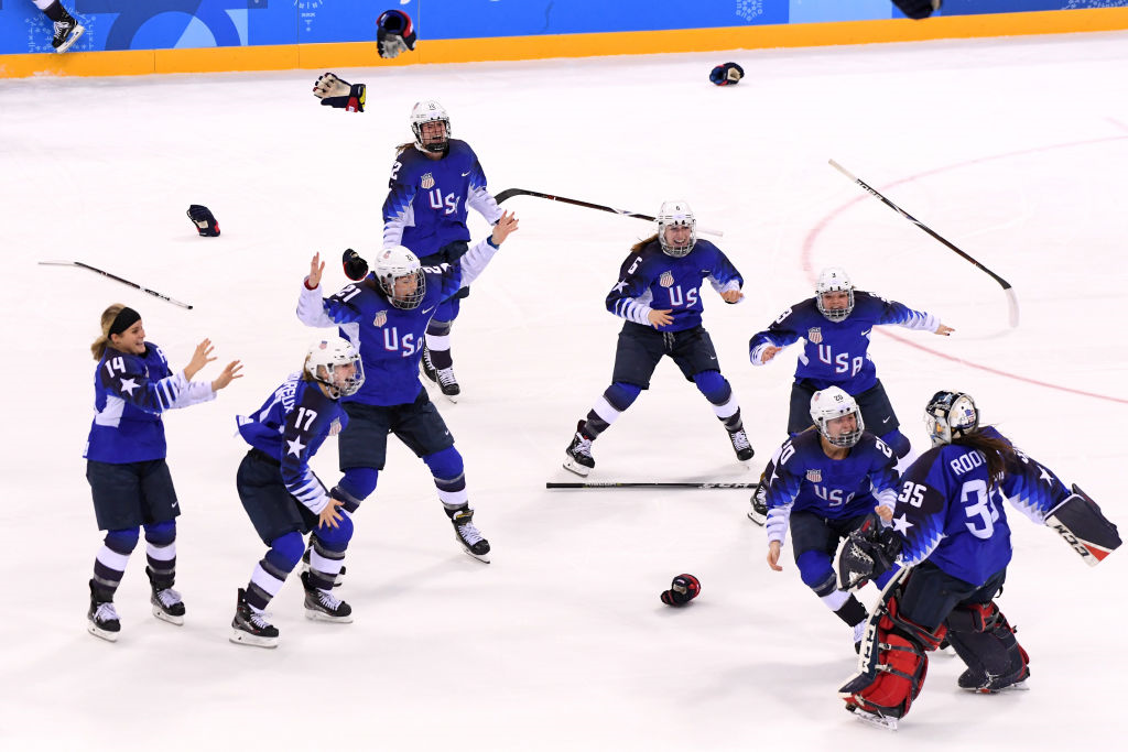 2/23/18 - Maddie Rooney saves the day for Team USA