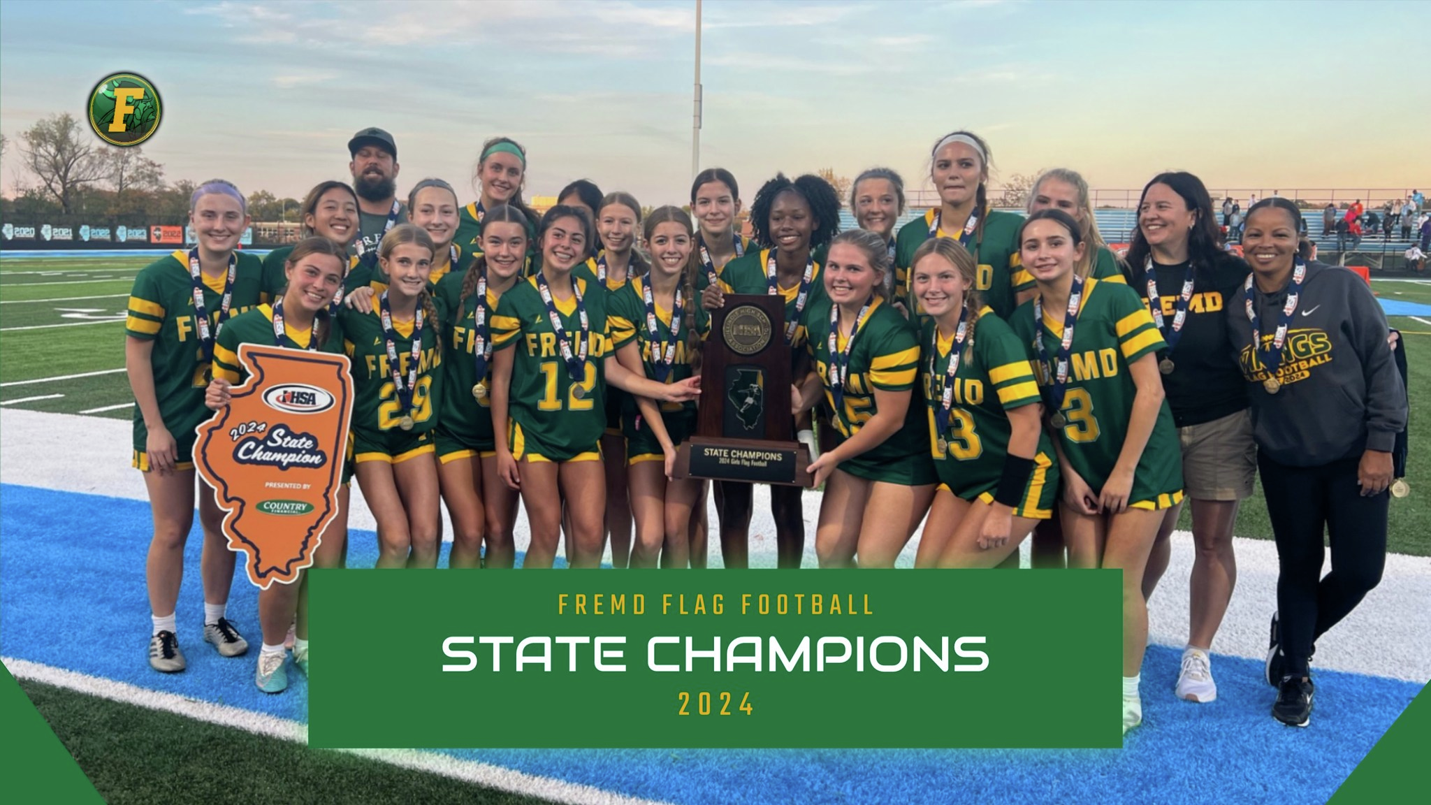 Fremd High School Girls Flag Football Team Crowned State Champions