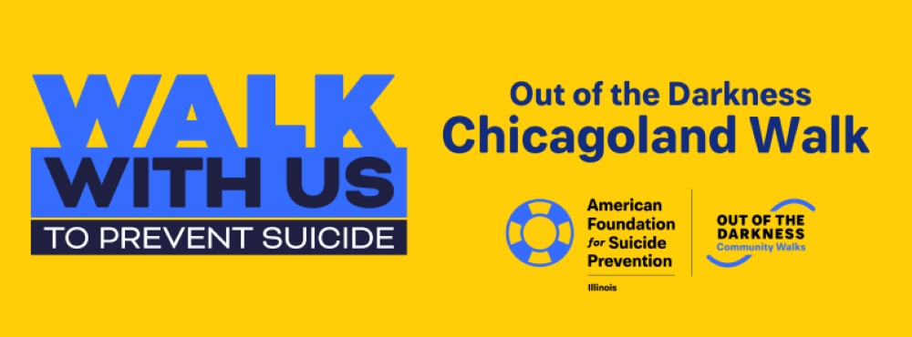 Step Into Hope: Join the AFSP Illinois Out of the Darkness Walk for Suicide Prevention on September 14th