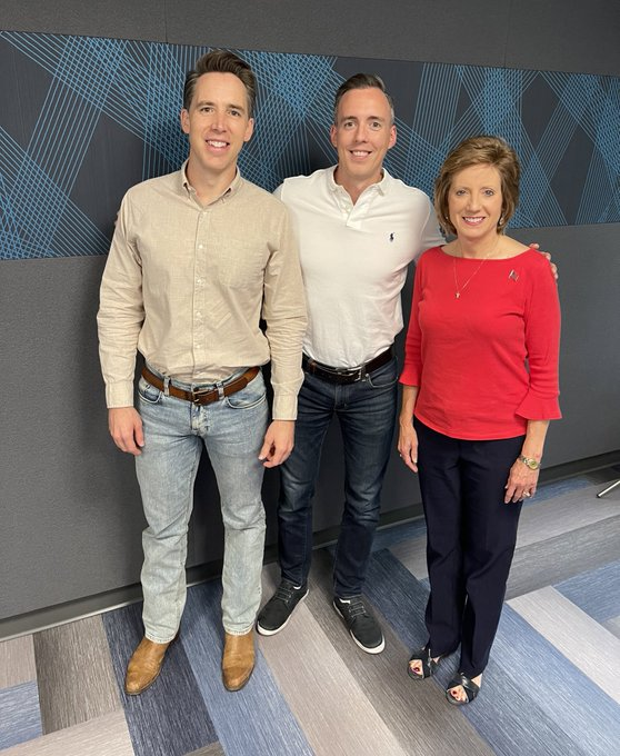 7-26, Vicky Hartzler and Josh Hawley in Studio