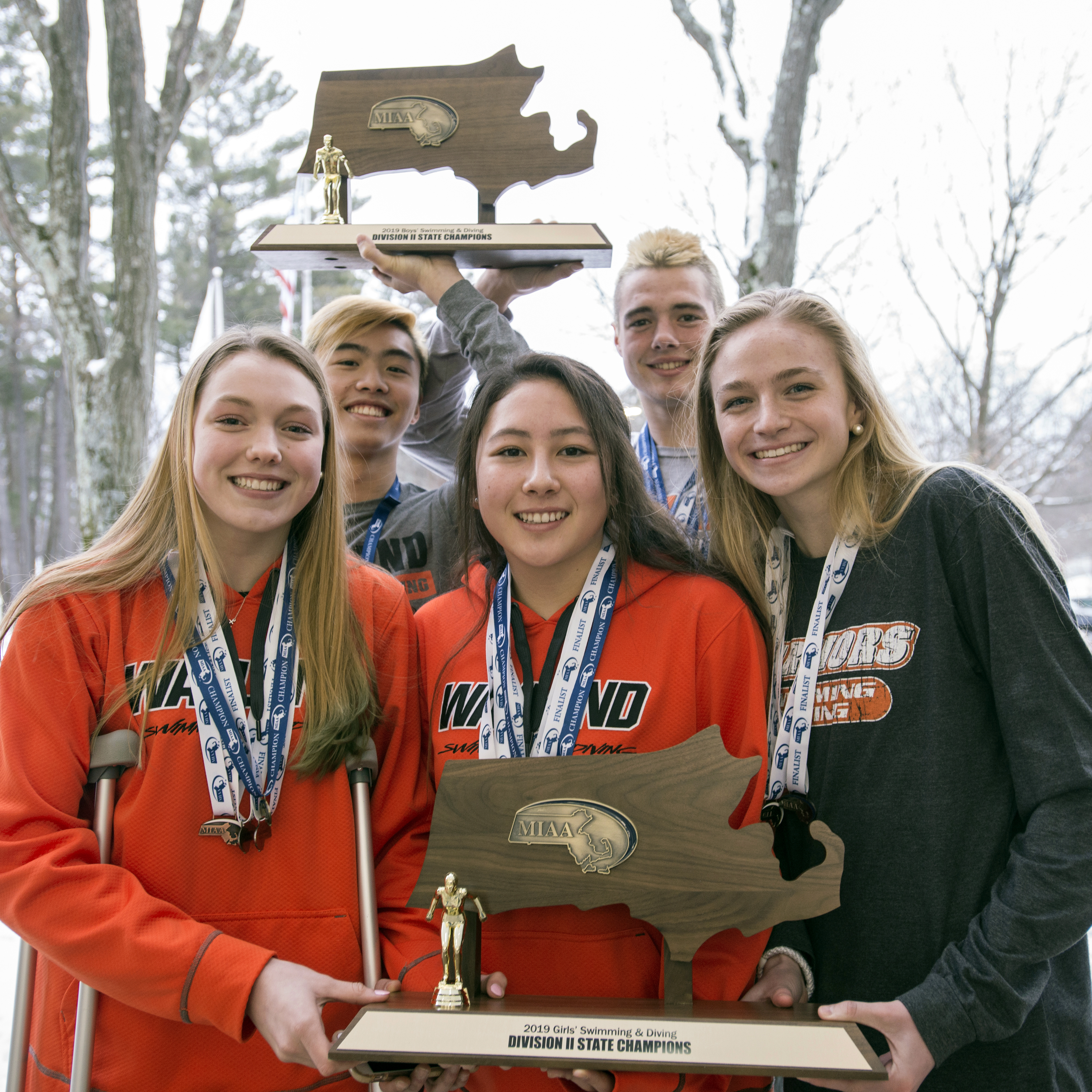 Wayland swimmers are state champs!