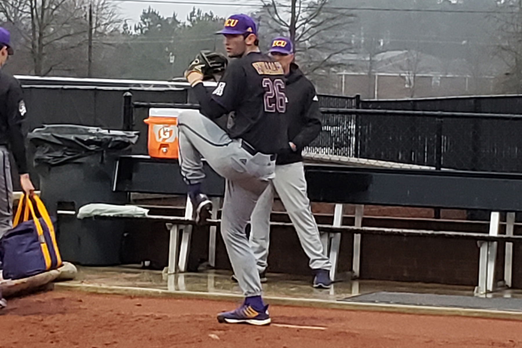 Called Third Strike: Williams pitches at ECU, Jacobs preps for spring training