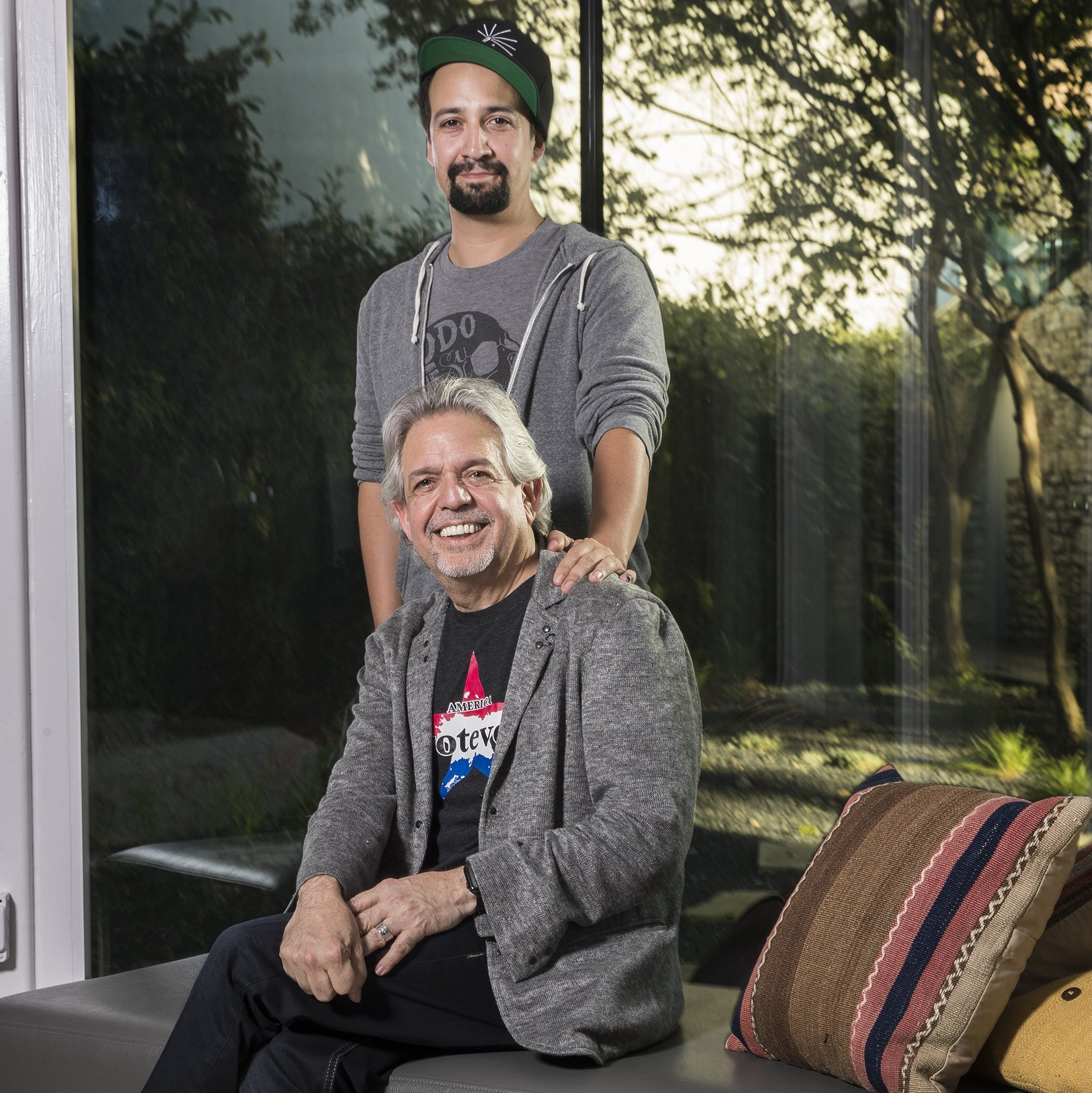 Lin-Manuel Miranda, father talk 'Hamilton in Puerto Rico'