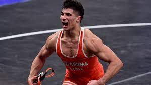 'Saddle up': Oklahoma State wrestler AJ Ferrari talks a big game & backs it up. Here's why