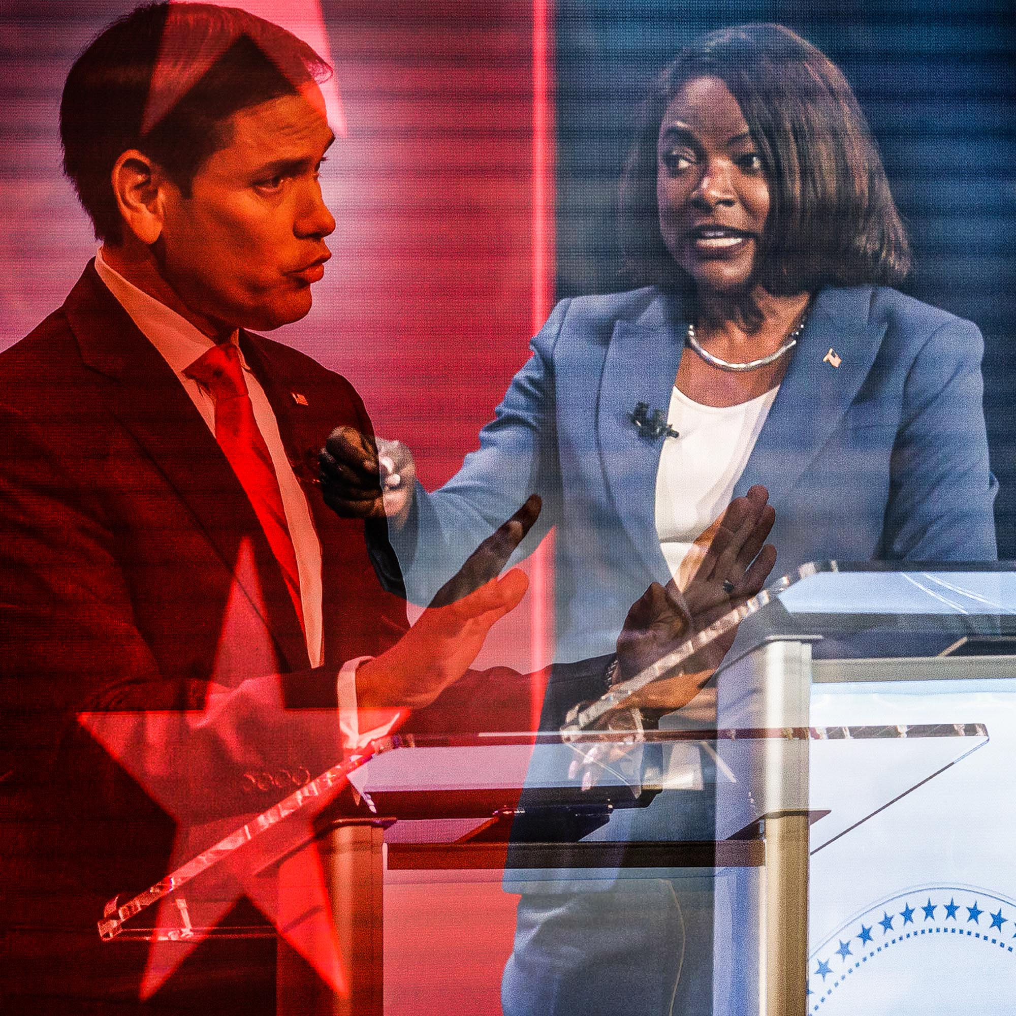 Rubio and Demings clash in debate