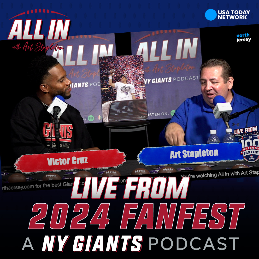 Live from NY Giants FanFest: Victor Cruz and others join the show