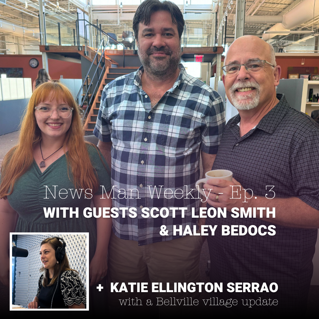 News Man Weekly: Scott Leon Smith and Haley Bedocs from Mansfield Shakespeare Company; Katie Ellington Serrao village of Bellville update; News of the Week and more