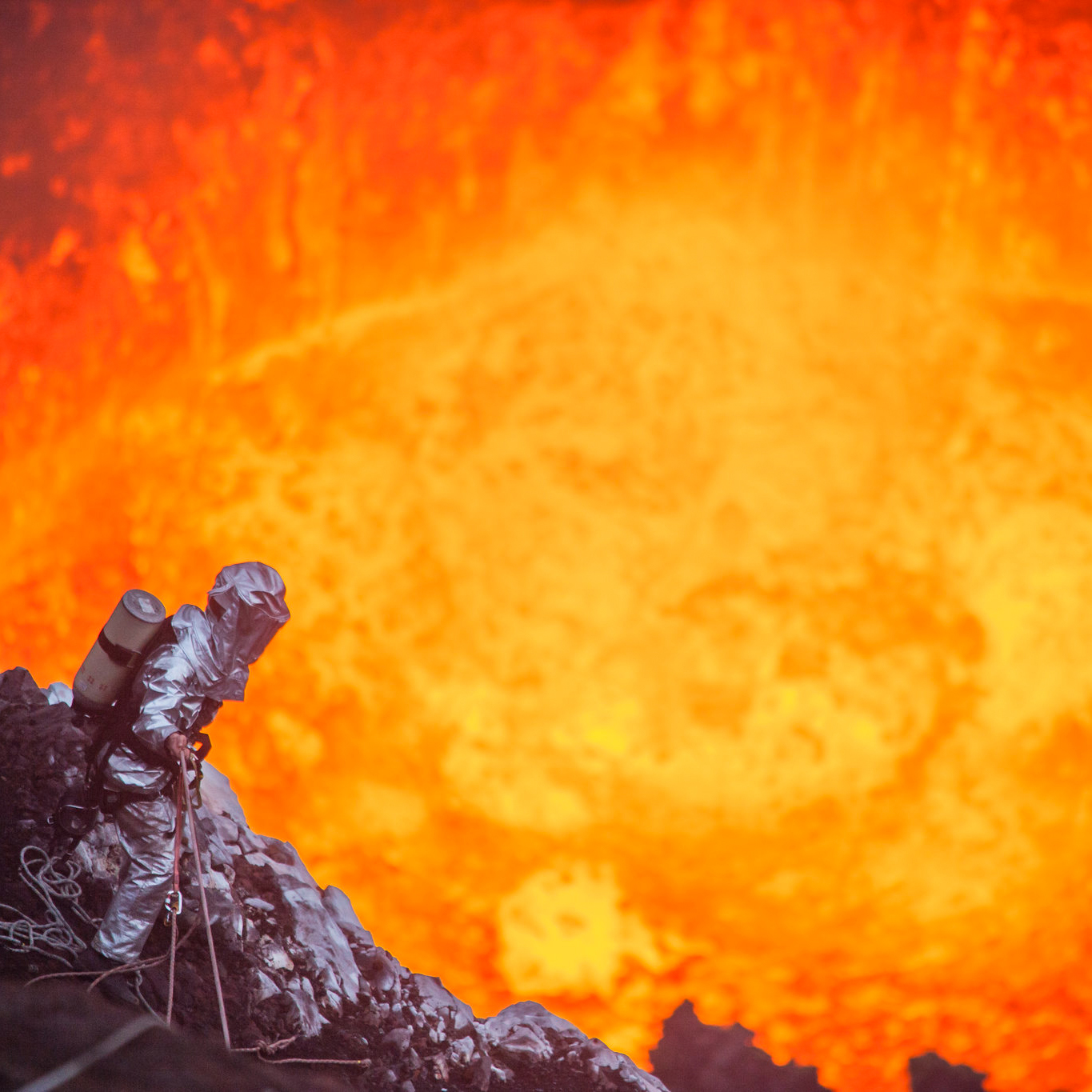 Hot Shots: Photography, music, and pizza from inside a volcano