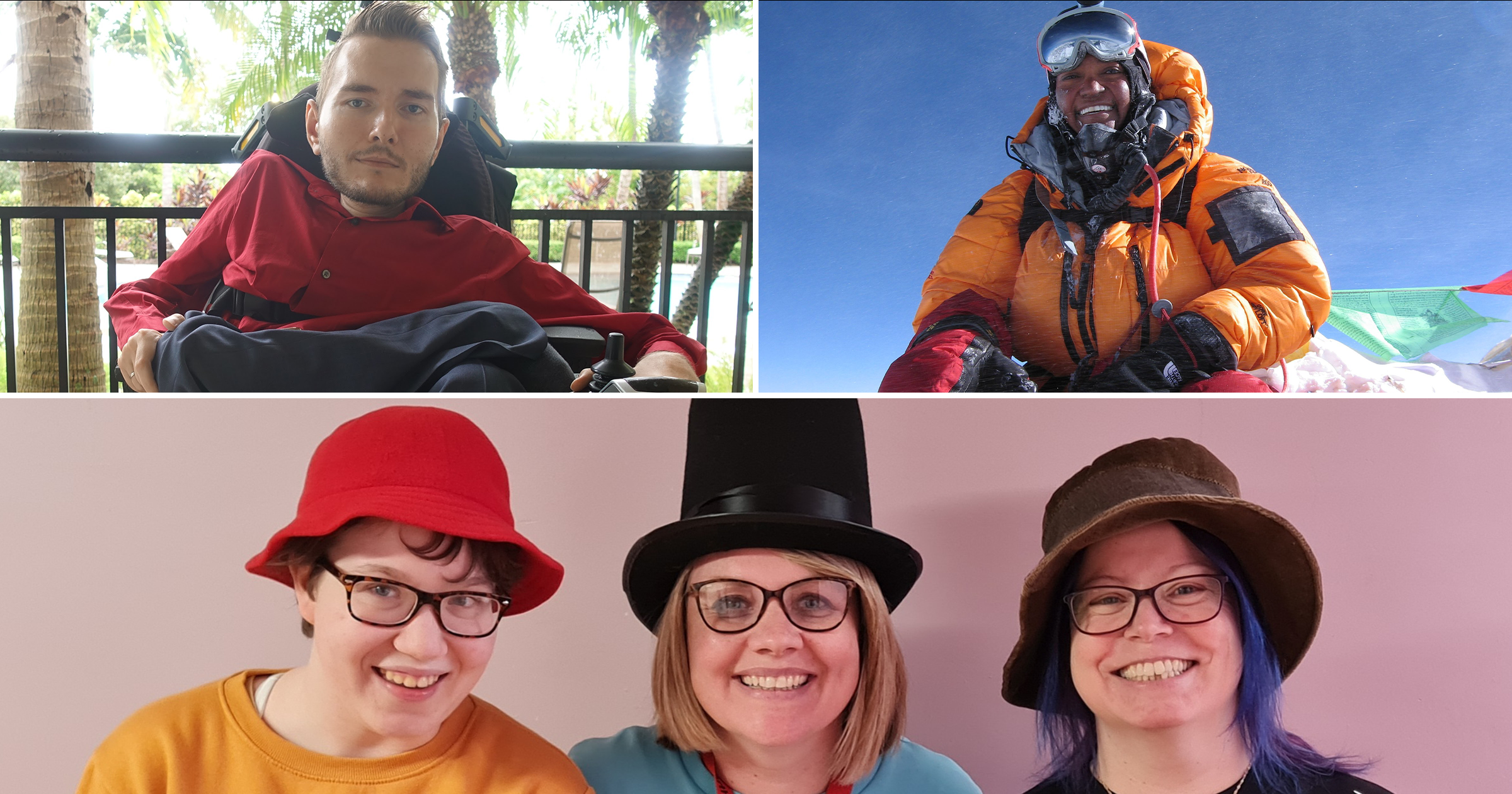 TOPS: A woman summits Everest, a man considers a body transplant, and world-record hat-wearing