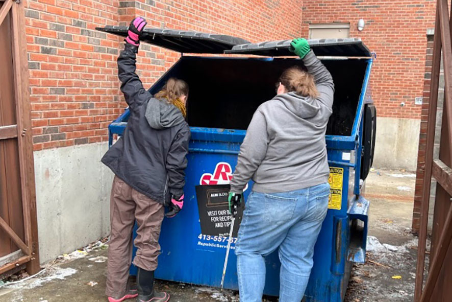 Discovering delight - and despair - in dumpster diving