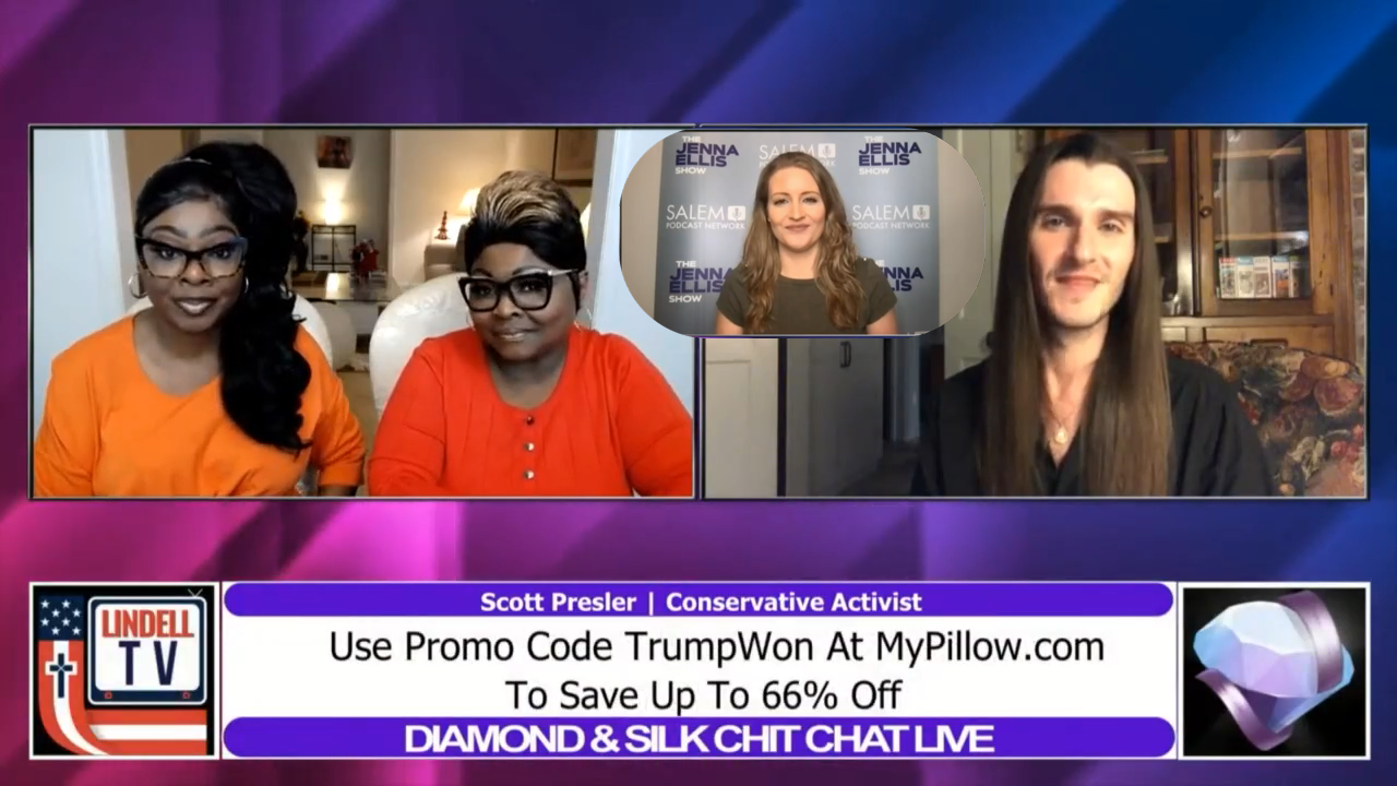 EP | 130 Diamond & Silk Chit Chat Live Joined By Jenna Ellis & Scott Presler