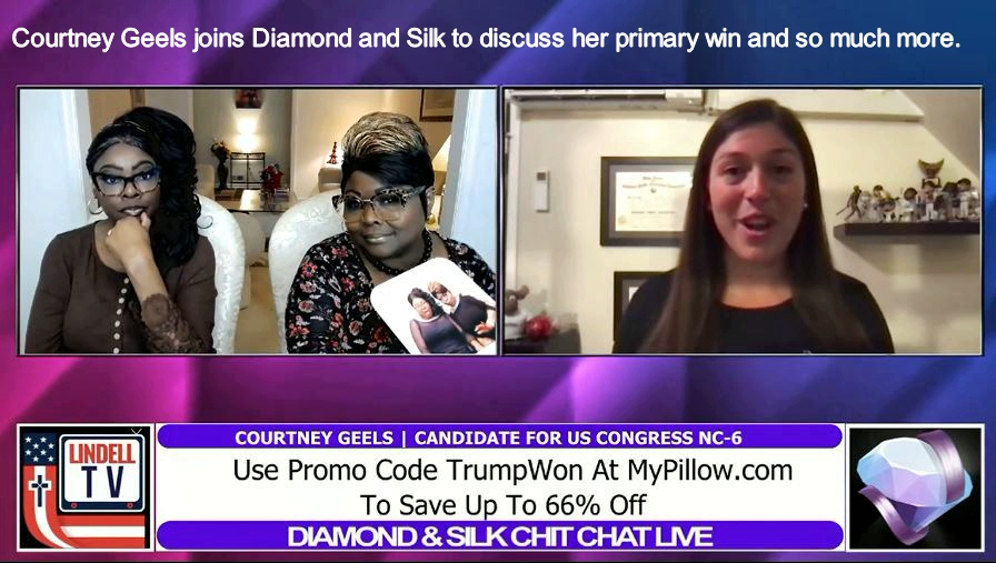 EP | 174 Courtney Geels joins Diamond and Silk to discuss her primary win and so much more.