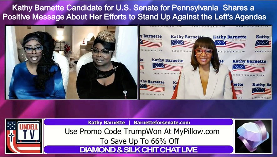 EP | 163 Diamond and Silk Joined by Kathy Barnette Candidate for U.S. Senate for Pennsylvania