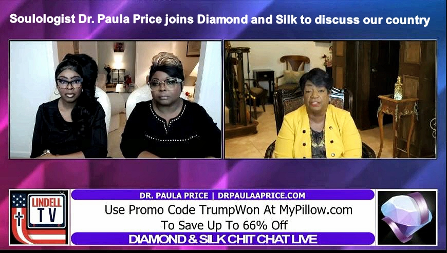 EP | 182 Soulologist Dr. Paula Price joins Diamond and Silk to discuss our country