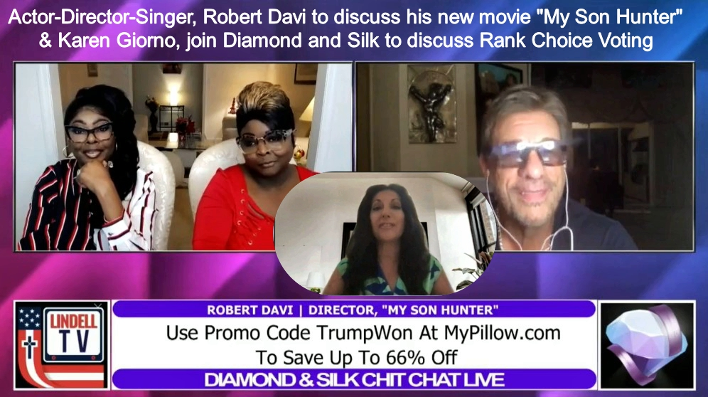 EP | 221 Actor-Director-Singer, Robert Davi to discuss his new movie. Karen Giorno, Rank Choice Voting