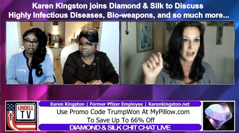 EP | 159 Karen Kingston joins Diamond & Silk to Discuss Highly Infectious Diseases, Bio-Weapons,and so much more...