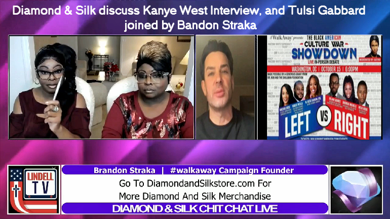 EP | 236 Diamond & Silk discuss Kanye West Interview, and Tulsi Gabbard joined by Bandon Straka