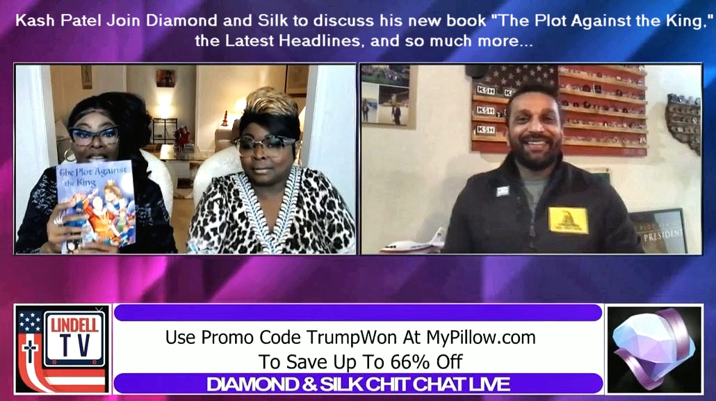 EP | 170 Kash Patel Join Diamond and Silk to discuss his new book "The Plot Against the King" and more...