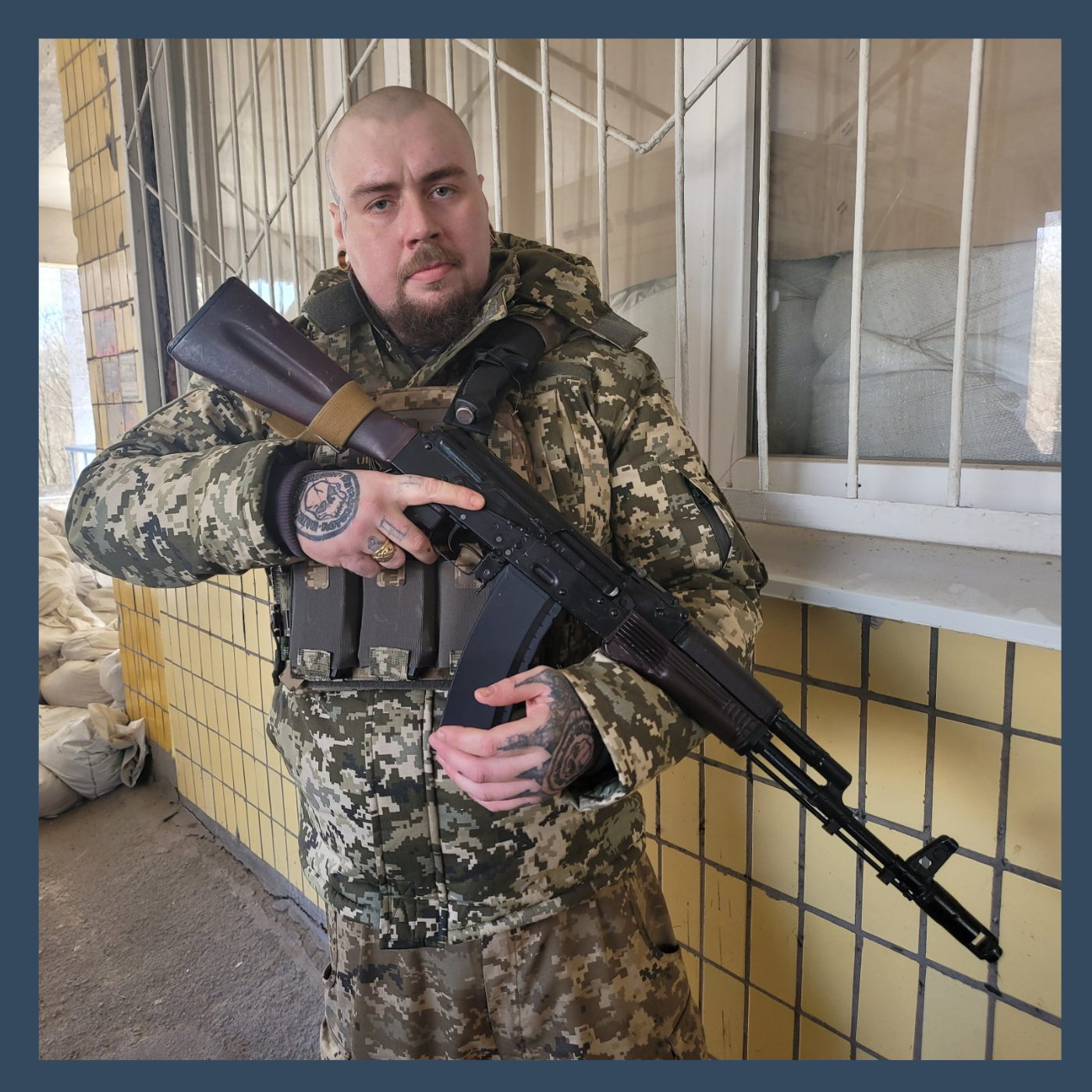 93 I hele vinter satt Martin fra Tønsberg i skyttergraven i Ukraina: