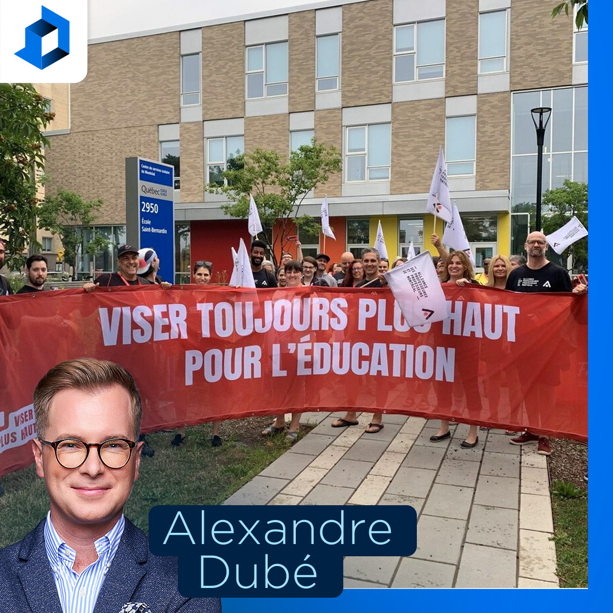 Grève : «Si on veut un règlement, encore faut-il se parler!», dit Alexandre Dubé