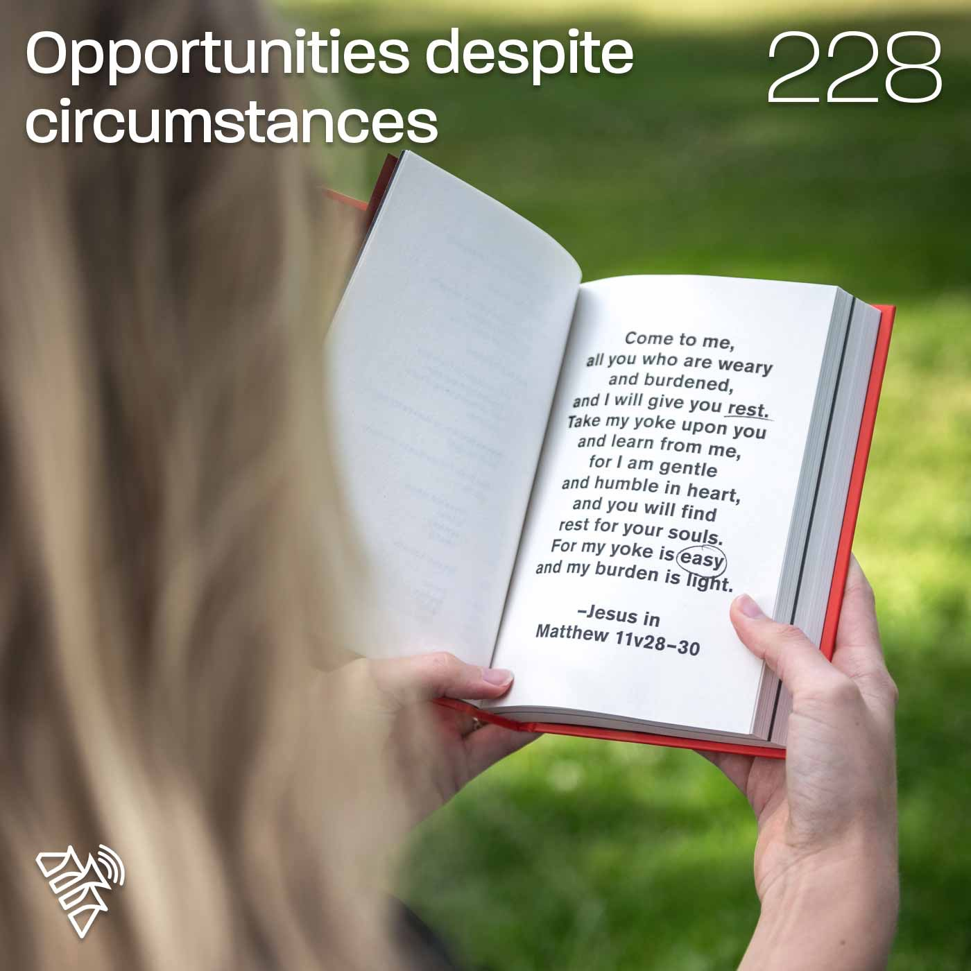 Opportunities despite circumstances - Jacob Riggs - 228