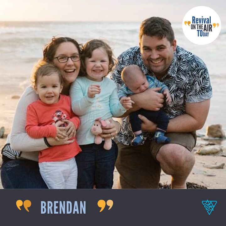 Brendan, once homeless, now happy husband & father of 3