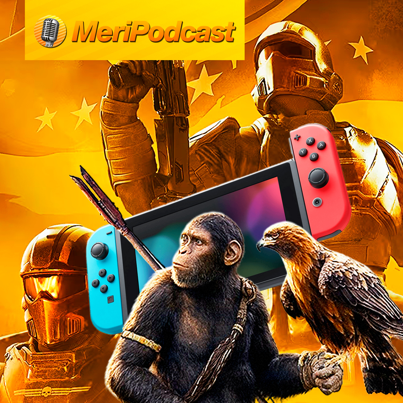MeriPodcast 17x33 | Cierres de Xbox en Bethesda, lío de Helldivers 2, Switch 2 y 'El Reino del Planeta de los Simios'