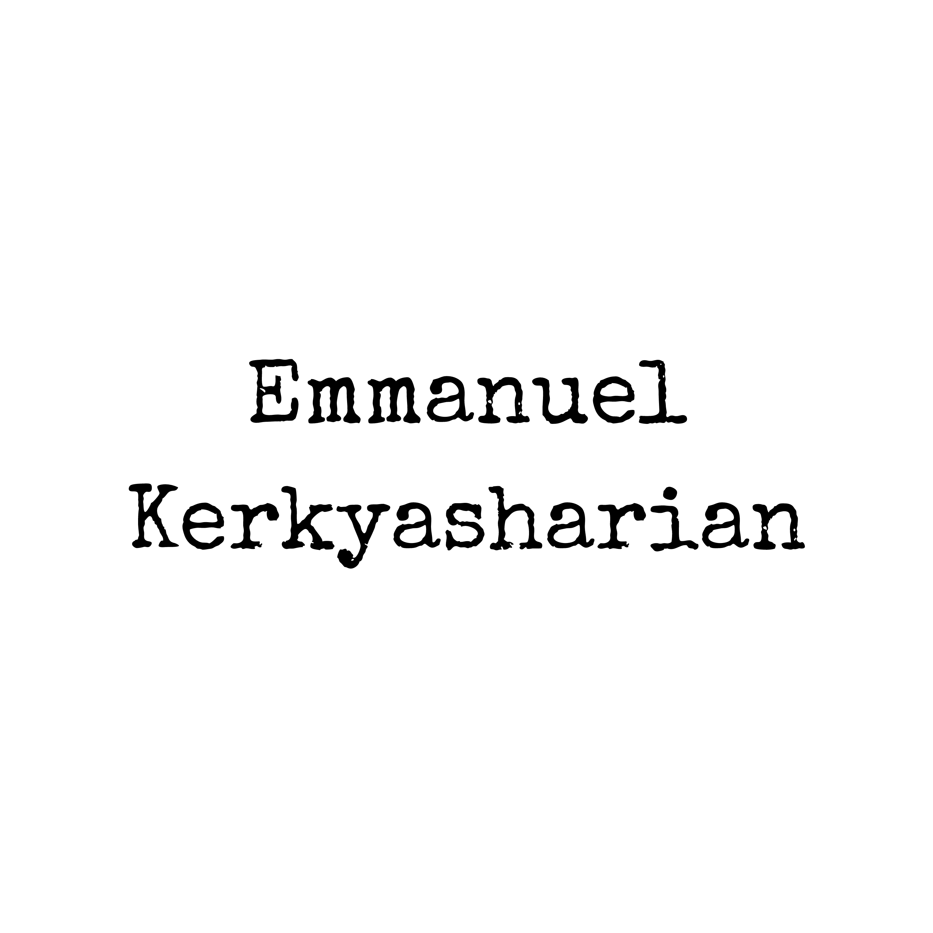 #26: Emmanuel Kerkyasharian