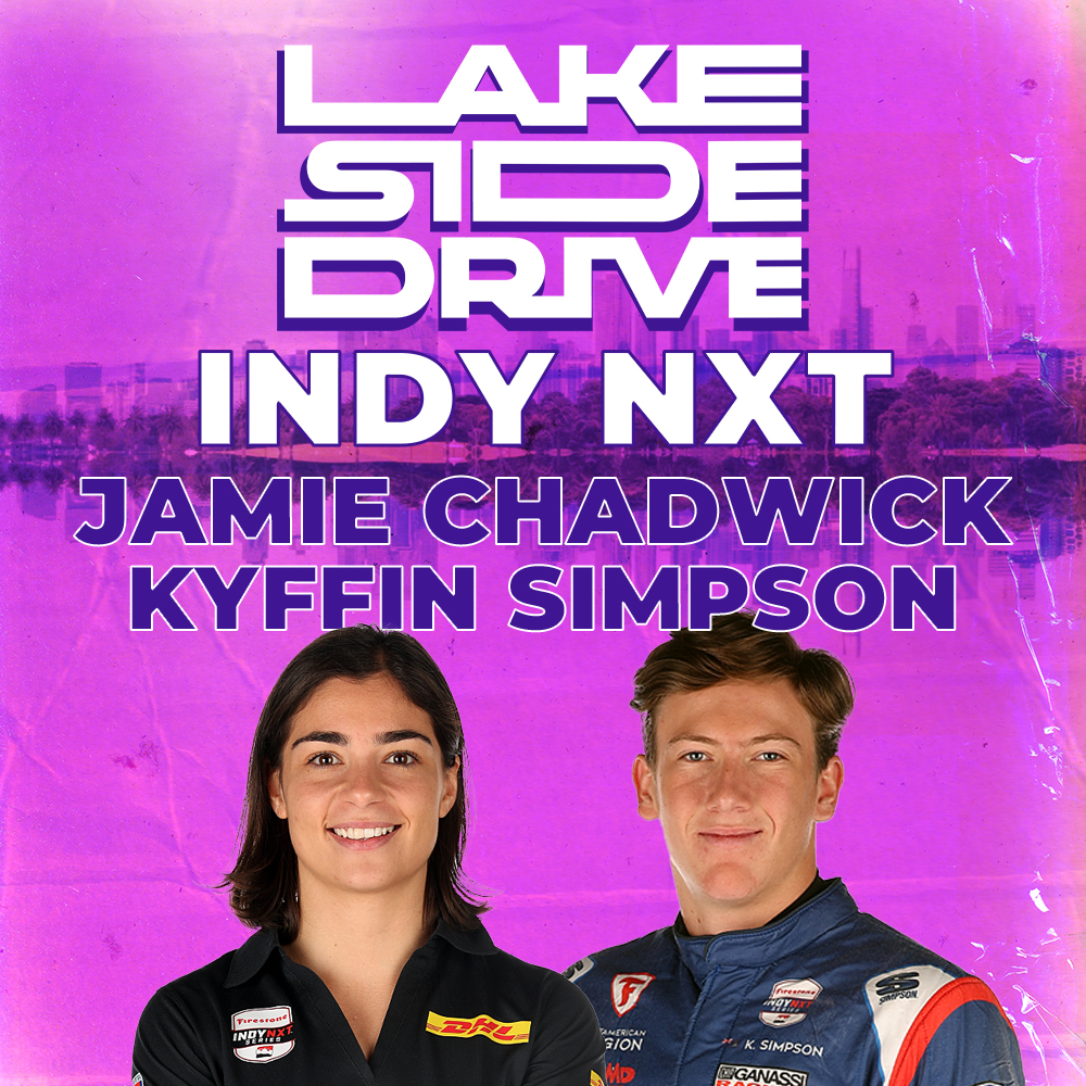 Indy NXT Drivers Jamie Chadwick & Kyffin Simpson