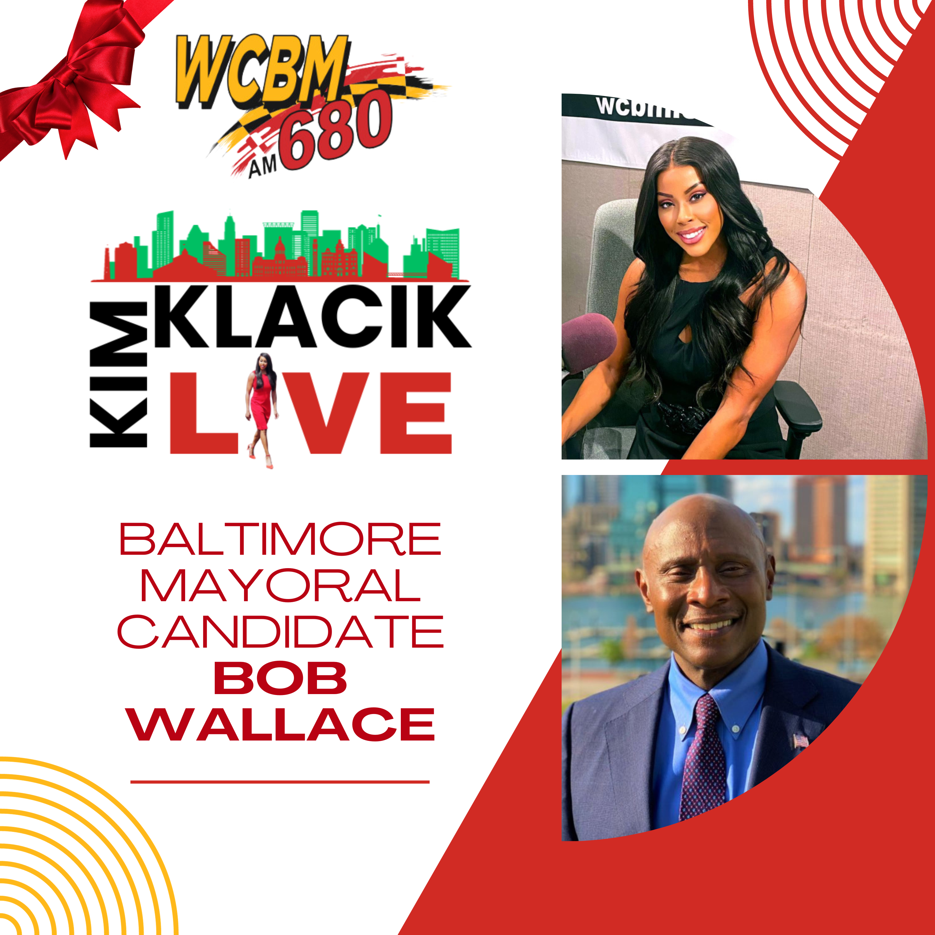 Baltimore City Mayoral Candidate Bob Wallace on Kim Klacik Live (11/28/23)