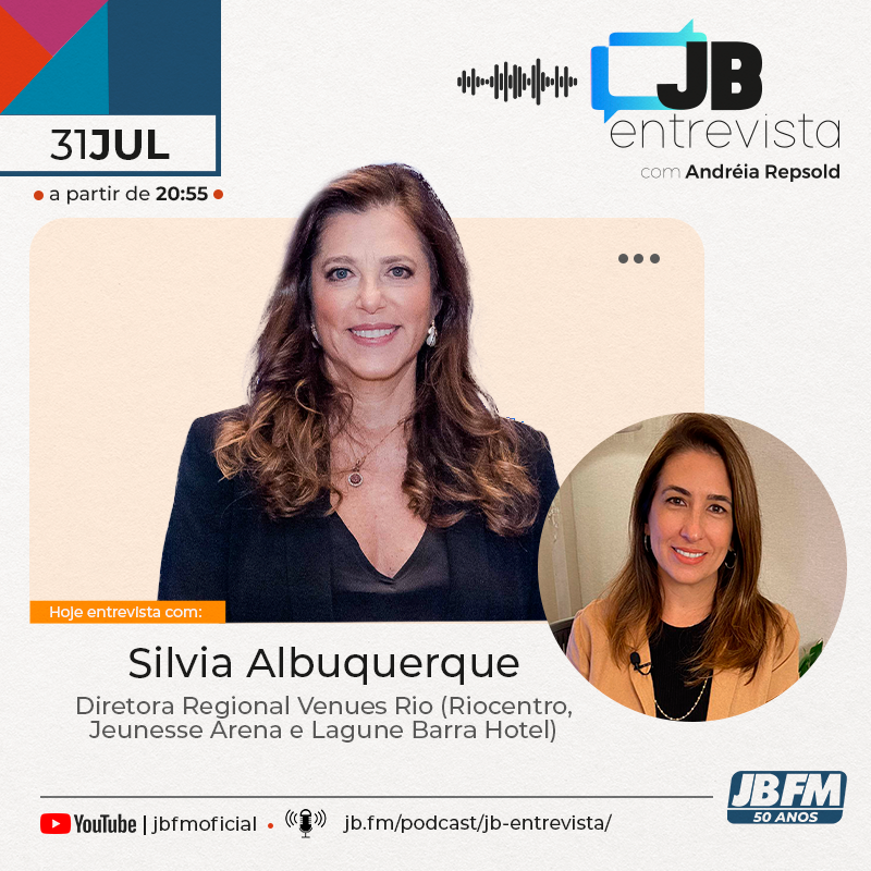 Entrevista com Silvia Albuquerque, diretora regional venues Rio (Riocentro, Jeunesse Arena e Lagune Barra hotel)