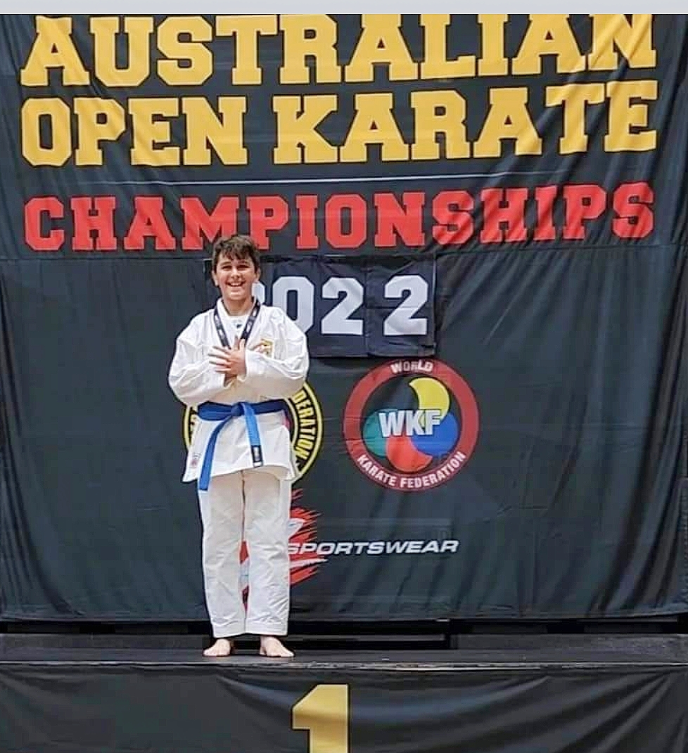 Dardan Jahiu 11 vjecari Kampion i Australise ne Karate
