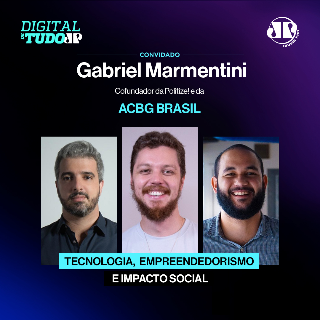 Gabriel Marmentini, cofundador da Politize! e da ACBG Brasil