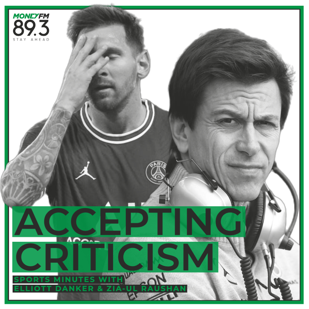 Sports Minutes: Accepting criticism