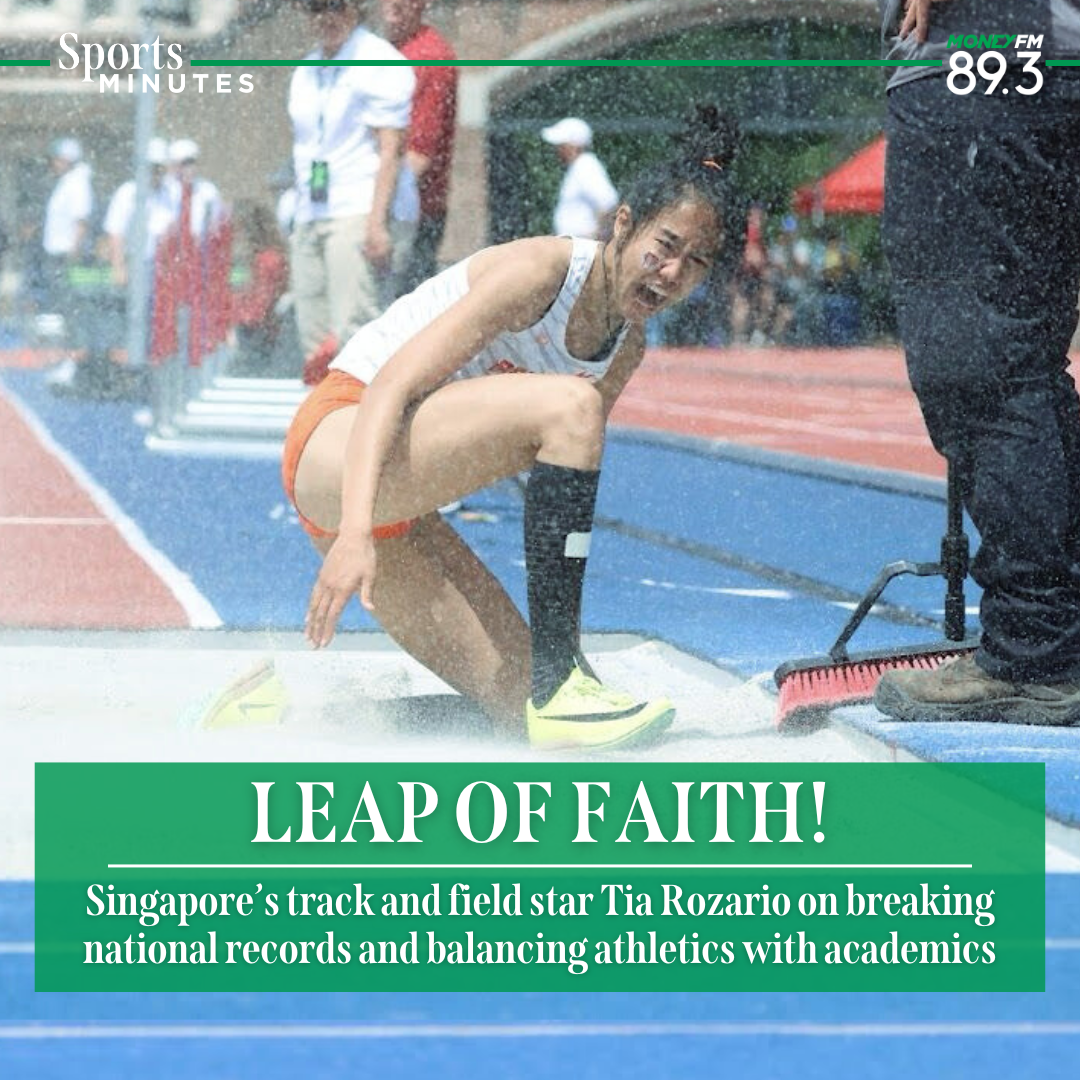 Sports Minutes: Singapore long jumper Tia Rozario on her leap of faith