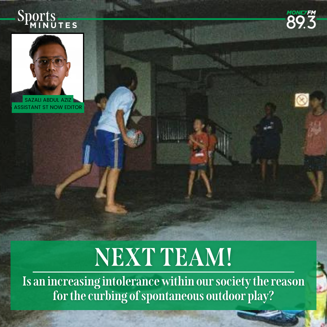 Sports Minutes: Did you play void deck football growing up in Singapore?