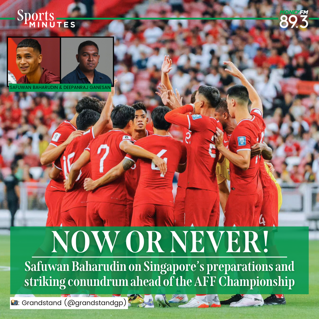 Sports Minutes: Safuwan Baharudin on Singapore's striking conundrum and AFF Championship preparations