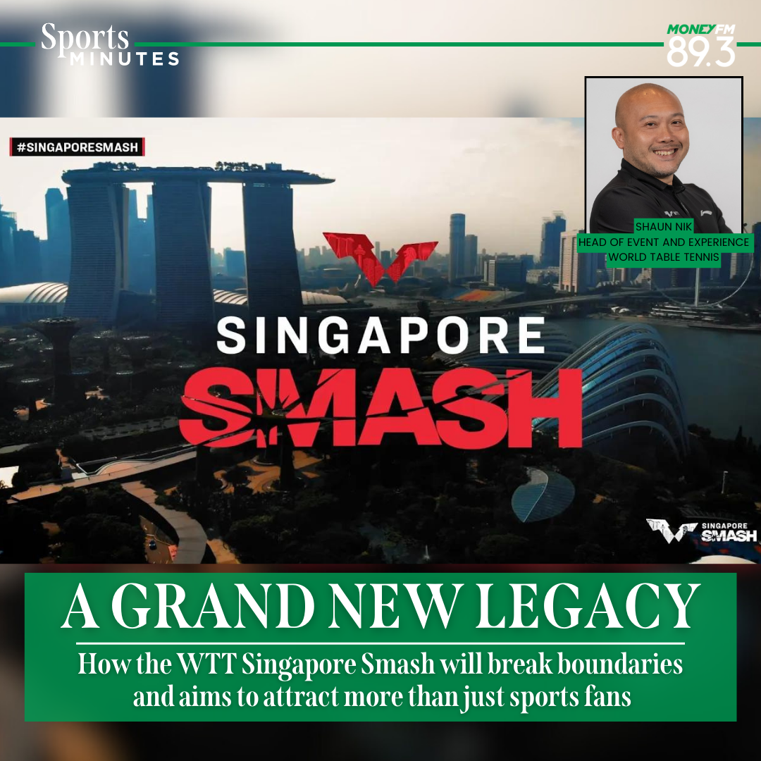 Sports Minutes: Why the upcoming Singapore Smash is for more than just table tennis fans