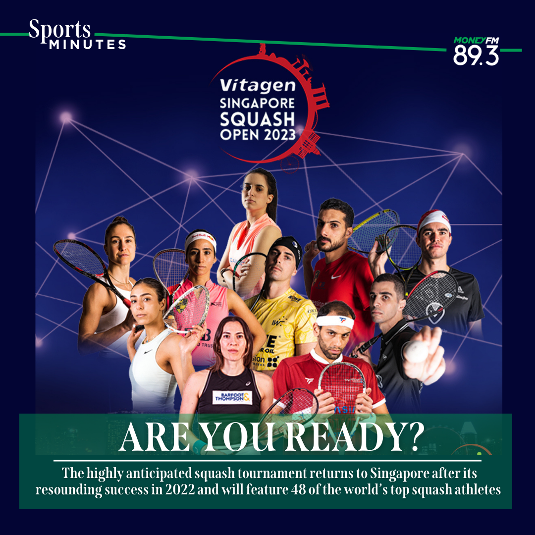 Sports Minutes: Singapore Squash Open returns to the Lion City!