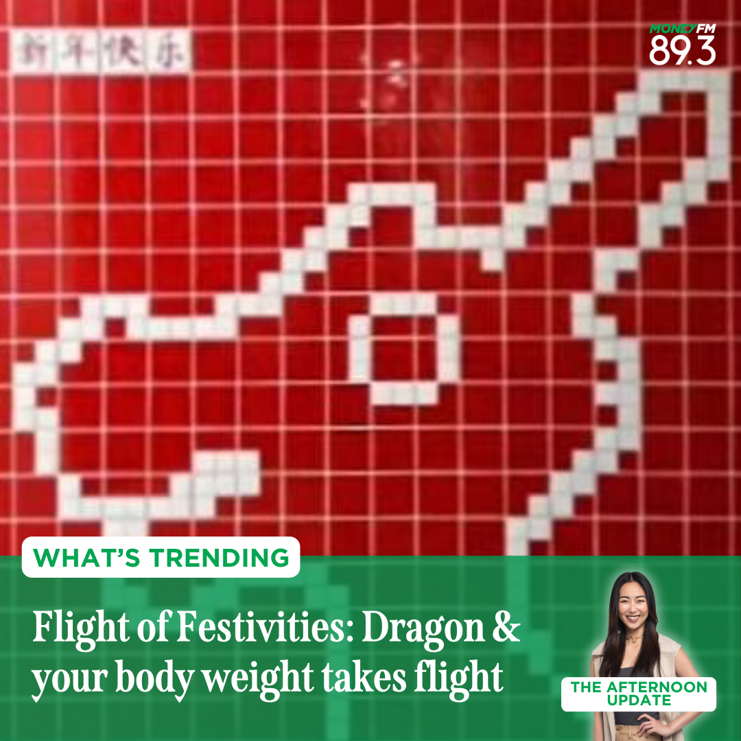 What's Trending: A dragon emerges and disappears before CNY; Getting yourself weighed before your flight?