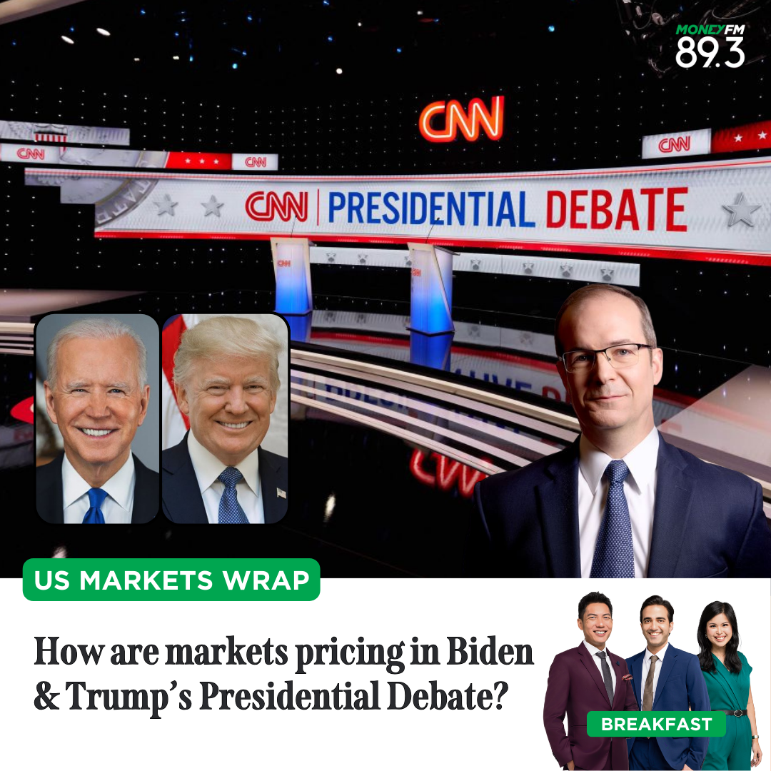 US Markets Wrap: How are markets pricing in Biden & Trump’s Presidential Debate?