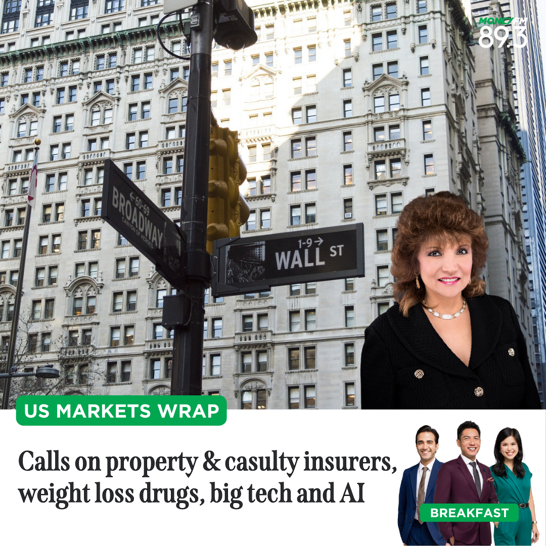 US Markets Wrap: Calls on property & casualty insurers, weight loss drugs, big tech and AI