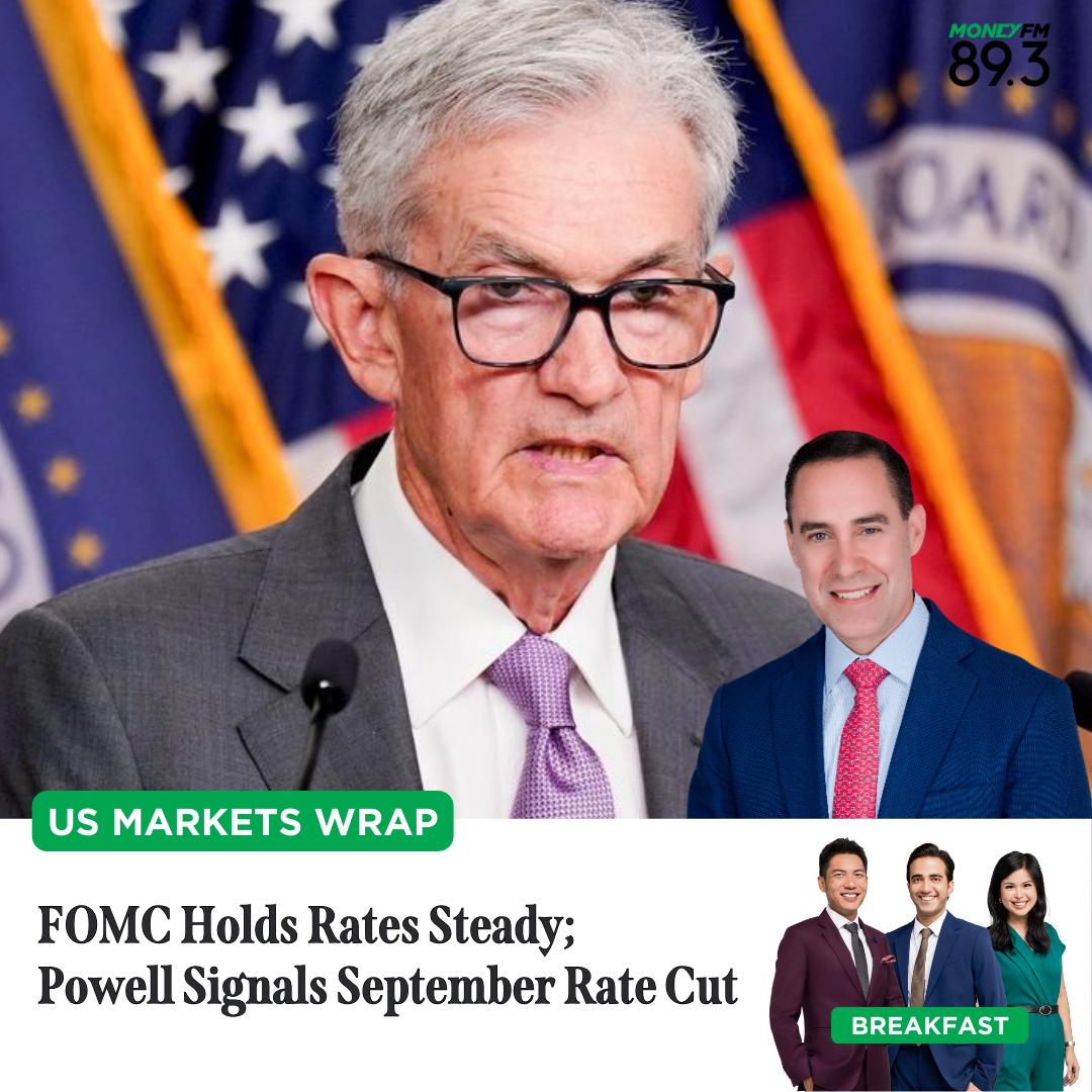 US Markets Wrap: FOMC Holds Rates Steady; Powell Signals September Rate Cut