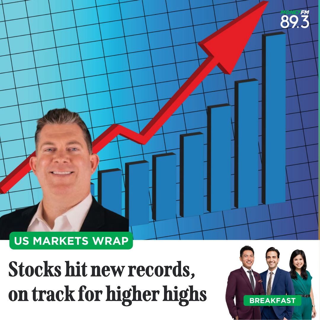 US Markets Wrap: Stocks hit new records, on track for higher highs