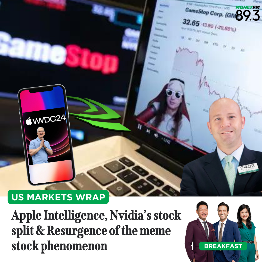 US Markets Wrap: Apple Intelligence, Nvidia’s stock split & Resurgence of the meme stock phenomenon