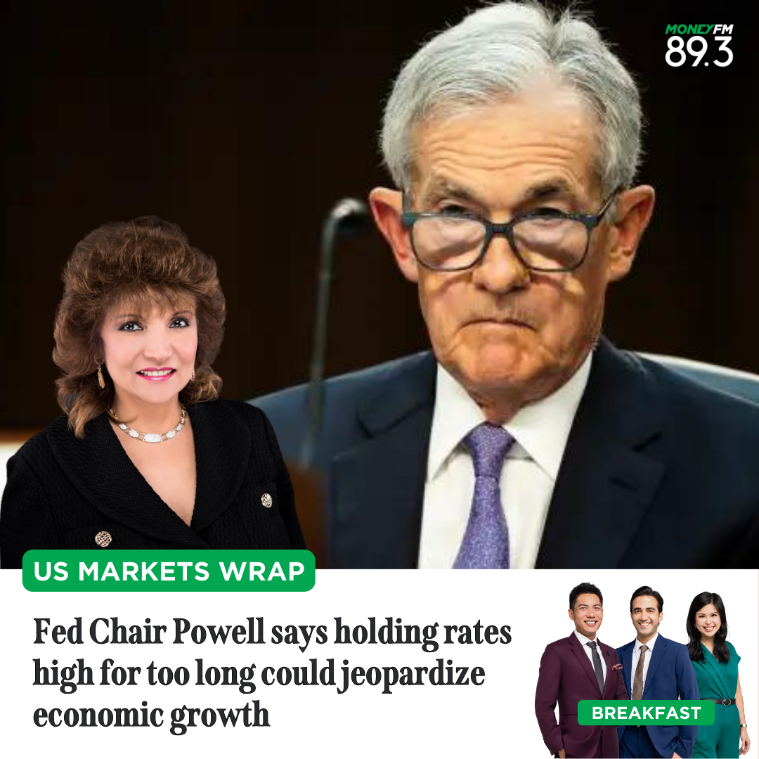 US Markets Wrap: Fed Chair Powell says holding rates high for too long could jeopardize economic growth