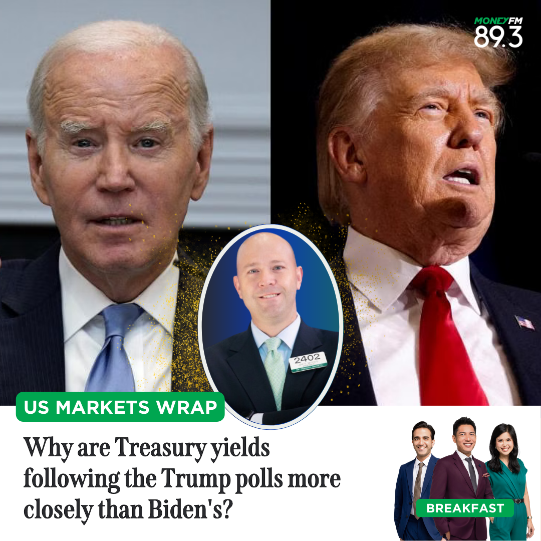 US Markets Wrap: Why are Treasury yields following the Trump polls more closely than Biden's?