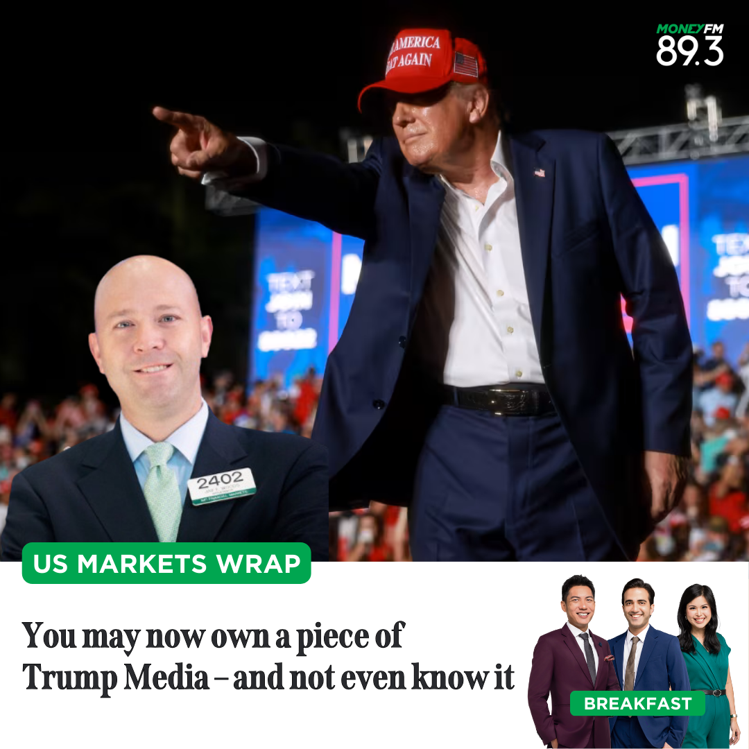 US Markets Wrap: You may now own a piece of Trump Media – and not even know it